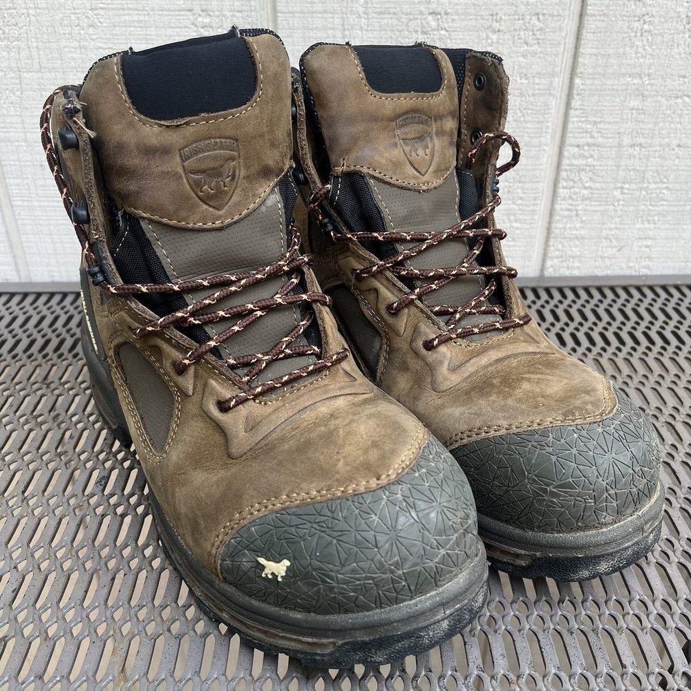 Irish Setter Kasota Womens 9 D Boots Brown Leather Waterproof Safety Toe Boot